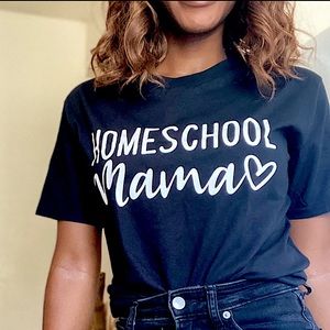 Homeschool Mama T shirts size small medium and large